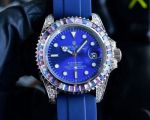 Rolex Submariner replica with sapphire crystal Automatic Movement 40mm Luminous Blue Dial Watch